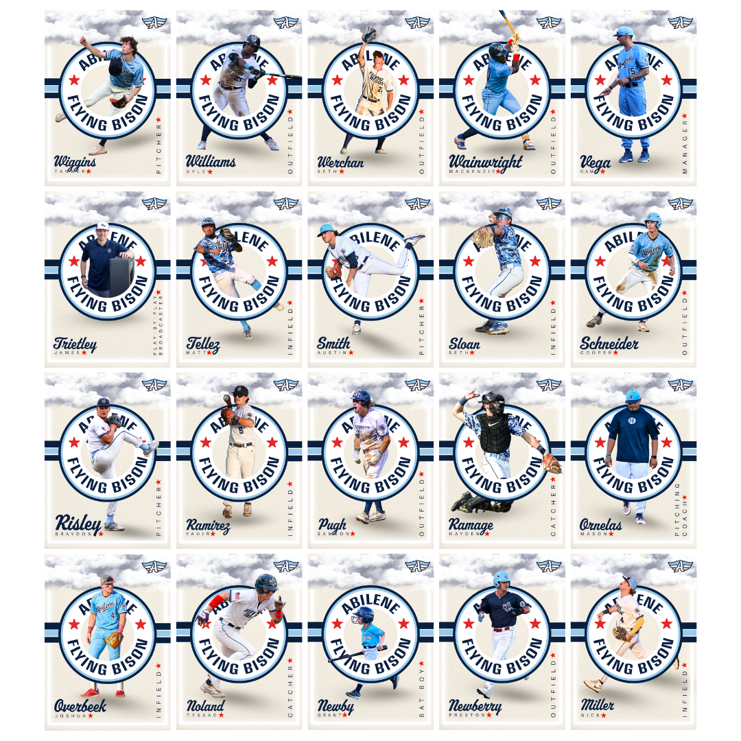 Abilene Flying Bison Baseball Card Packs
