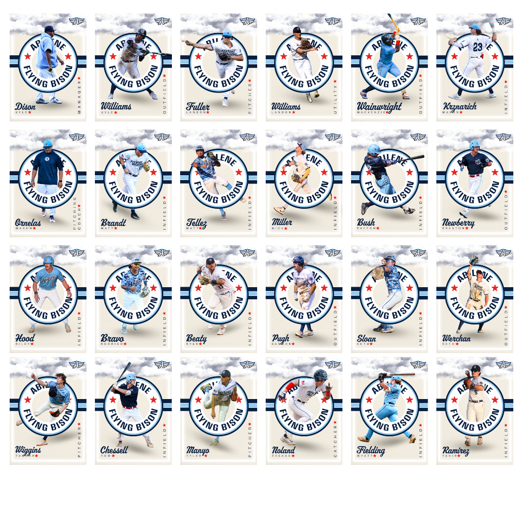 Abilene Flying Bison Baseball Card Packs