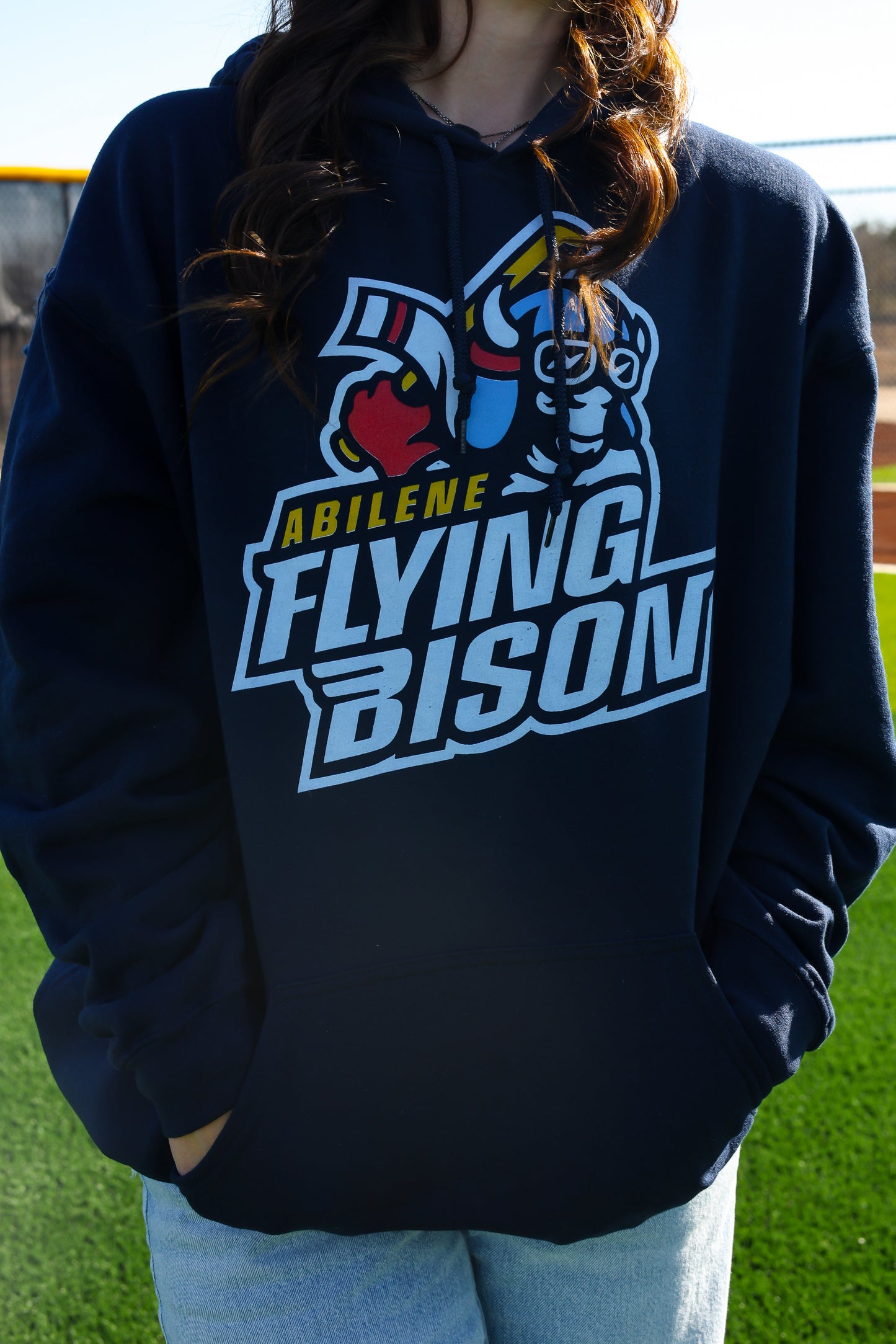Flying Bison Logo Hoodie