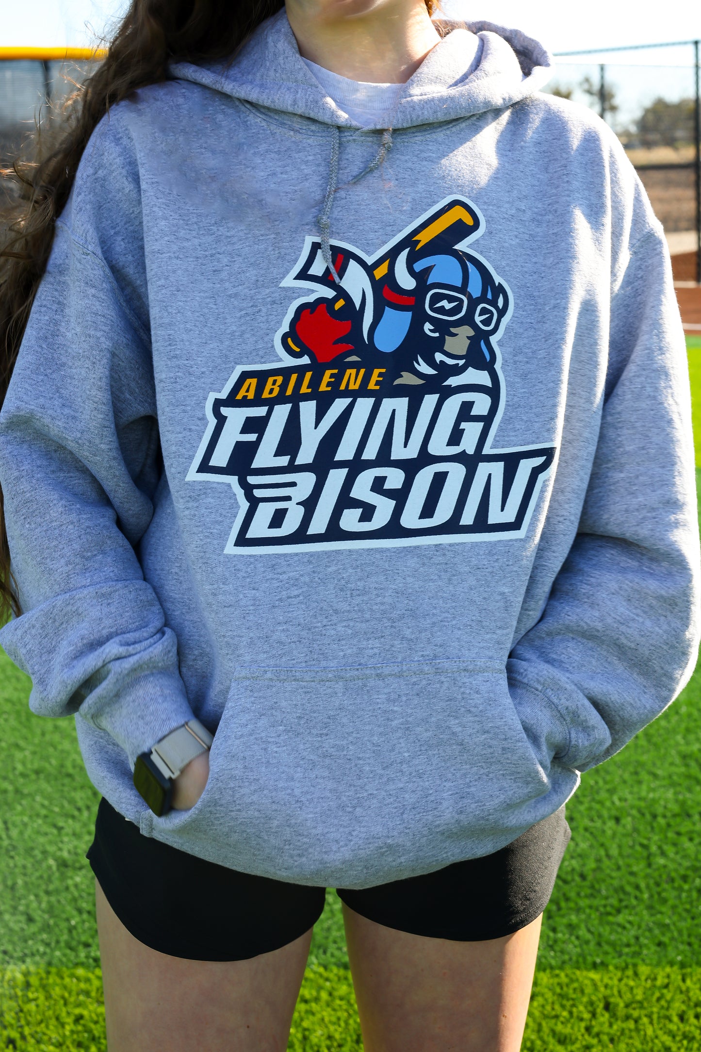 Flying Bison Logo Hoodie
