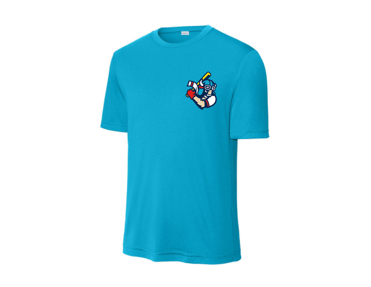 Batting Bison Blue Dri Fit Shirt