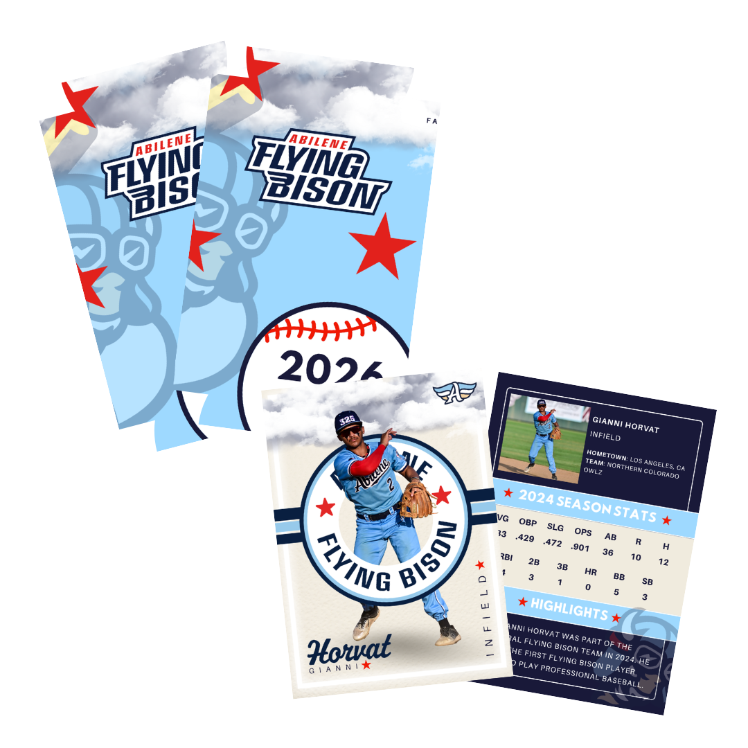 Flying Bison Baseball Cards