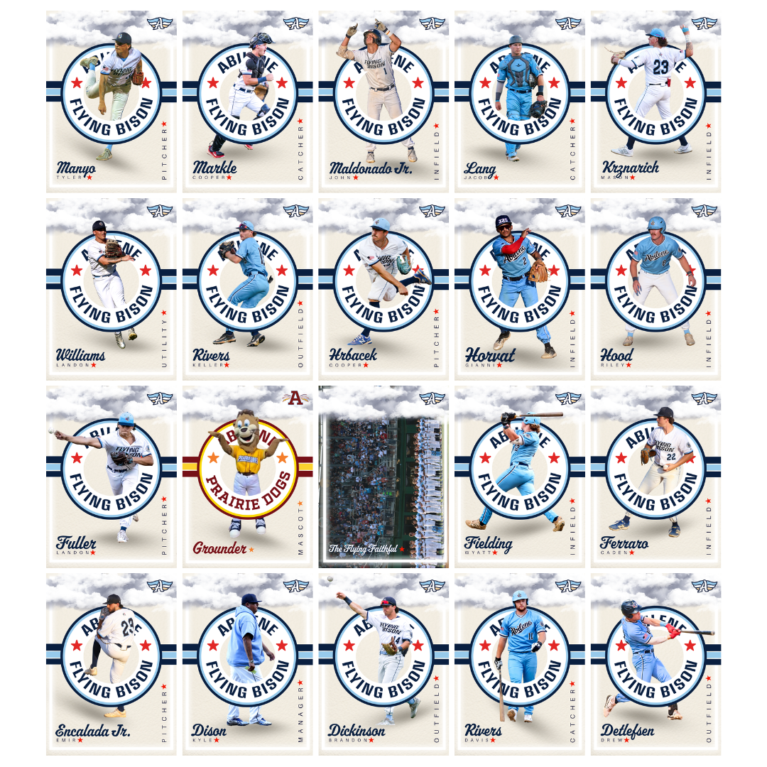 Abilene Flying Bison Baseball Card Packs