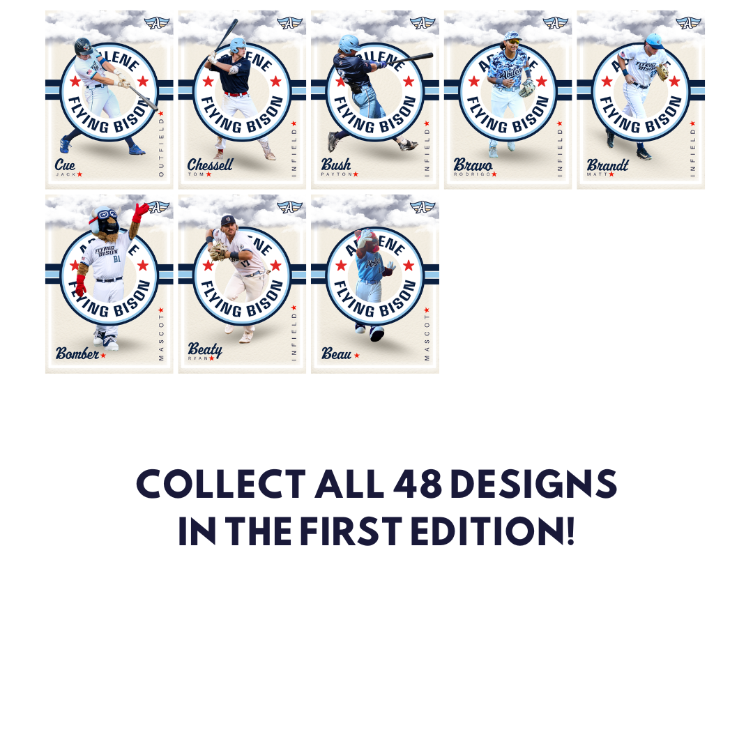 Abilene Flying Bison Baseball Card Packs