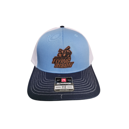 Picture of Two Tone Leather Patch Cap