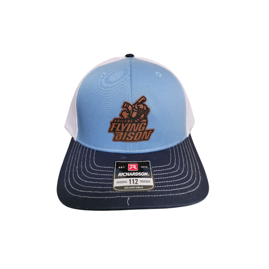 Picture of Two Tone Leather Patch Cap